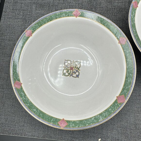 Pfaltzgraff Amalfi Mediterranean 7" Cereal Soup Bowls Set of 2 Vintage 1997-2000 - Picture 3 of 9